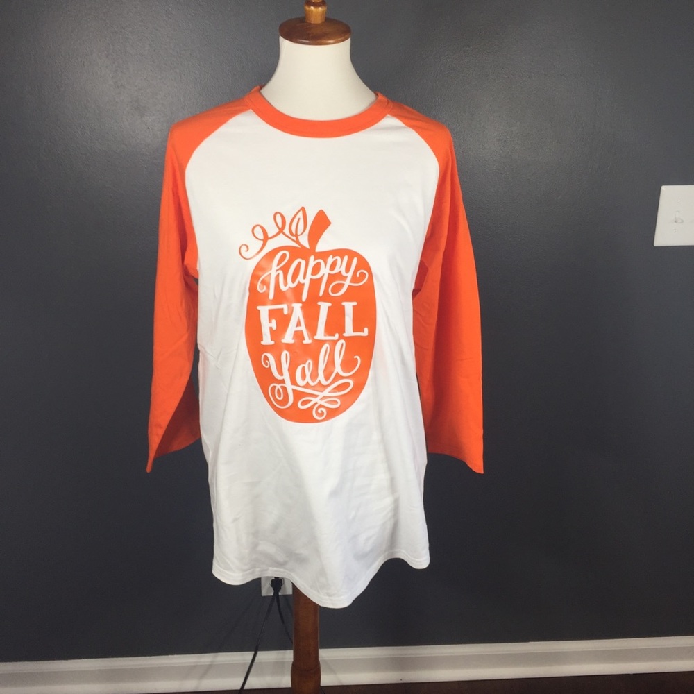 Happy Fall Y’all Baseball Graphic Tee